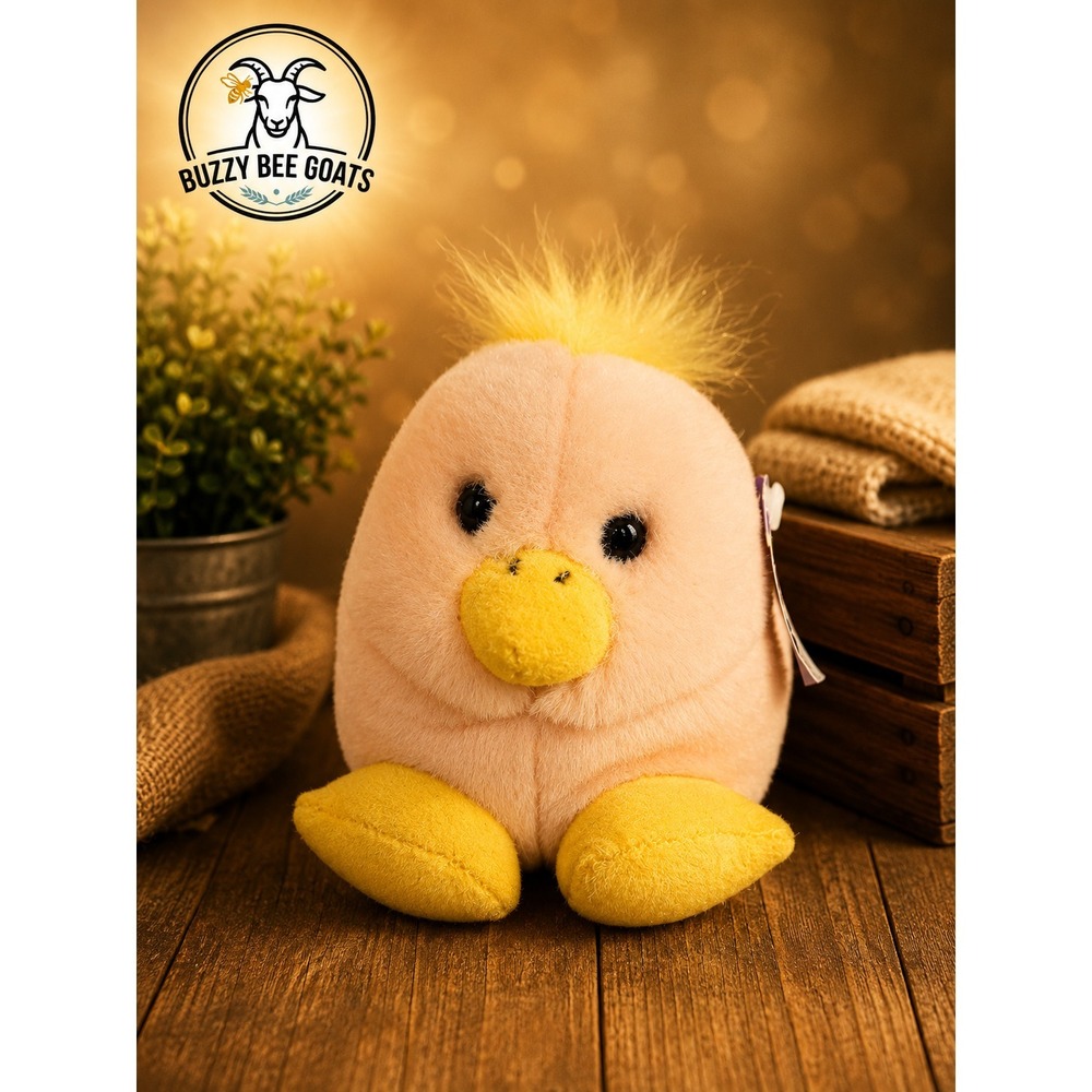 SWIBCO PUFFKINS CHIRPS THE CHICK PLUSH BEANBAG TOY VINTAGE 1990S